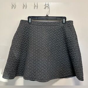 Vero Moda quilted grey skirt